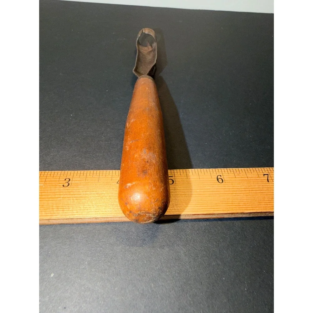 Antique Boye Needle Co Apple Corer Wood Handle Chicago Pat 1900's Primitive Tool